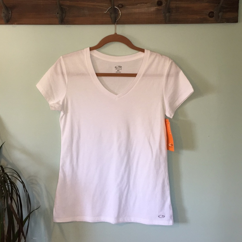 Champion white T-shirt, active performance, loose